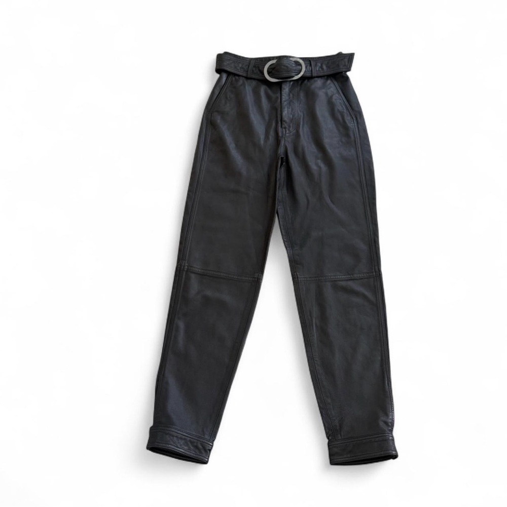 J BRAND - Black leather pants 100% Lamb Leather